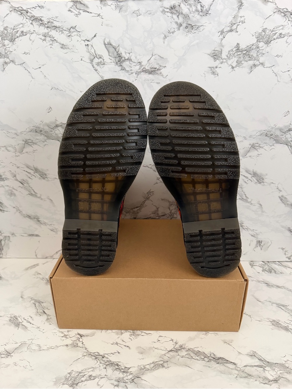 Dr. Martens 1460 Pascal Flames Arcadia Rub-Off Leather Boots Casual Women Size 8 - Picture 7 of 8